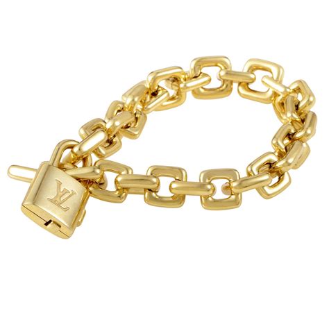 yellow gold bracelet louis vuitton|louis vuitton gold bracelet men.